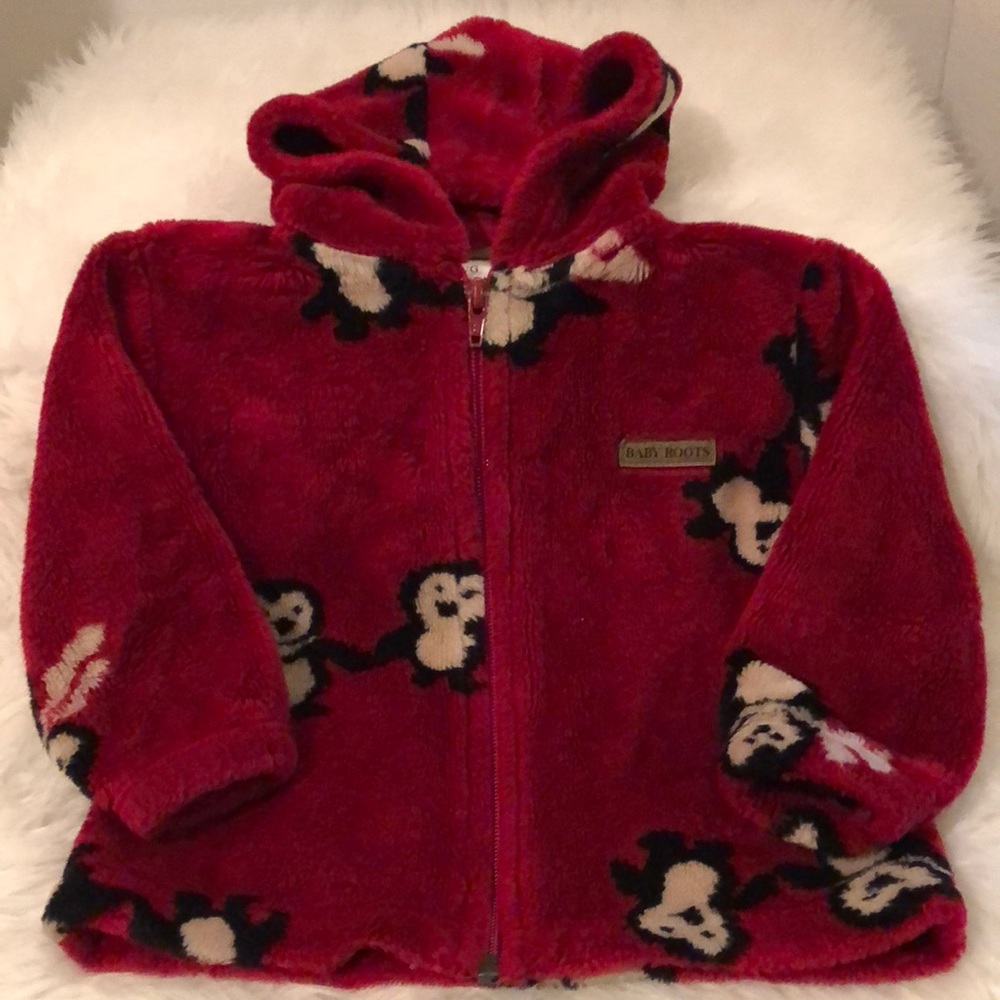 Baby Roots Faux Fur Hooded Jacket